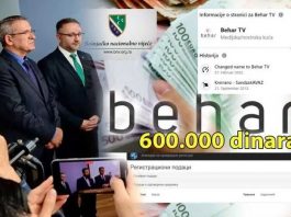 SKANDALOZNA RASPODJELA NOVCA U BNV: Nepostojećoj TV pod uredništvom sekretara Vijeća 600.000 dinara