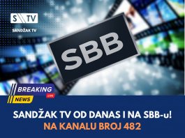 Sandžak TV od danas ponovo na SBB-u