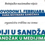 BNV organizuje tribinu “Mediji u Sandžaku, Sandžak u medijima”