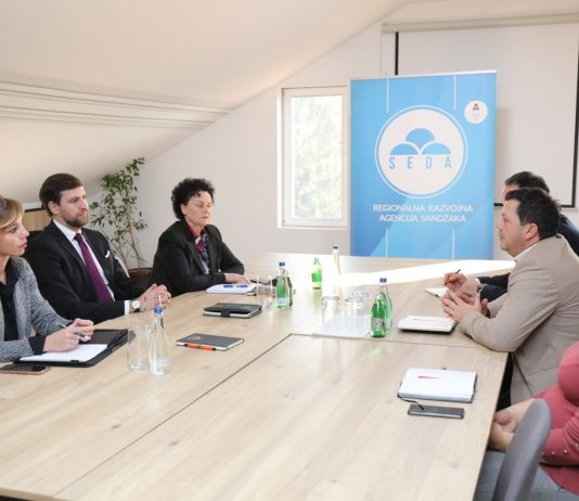 Ministar Đerlek posjetio Regionalnu razvojnu agenciju Sandžaka “SEDA”
