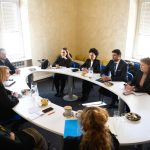 Ministar Đerlek sa koordinatorkom Nacionalnog konventa o Evropskoj uniji