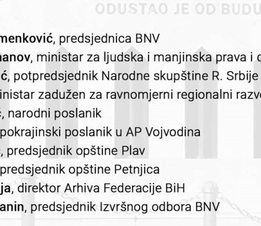 30 GODINA ZLOČINA – Brojne javne ličnosti u ponedjeljak na mimohod šutnje