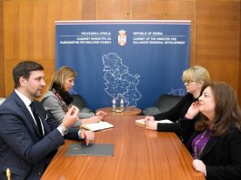 Ministar Đerlek ugostio ambasadorku Libana