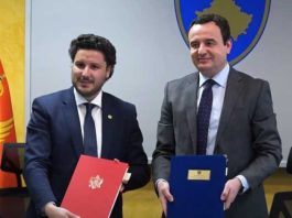 Crna Gora i Kosovo potpisali sporazum o koridoru otvorenog neba