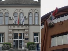 U Beranama, Bijelom Polju i Pljevljima istakunta bošnjačka nacionalna zastava