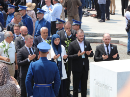 Predsjednica BNV dr. Pramenković u Potočarima povodom obilježavanja 28. godišnjice od genocida u Srebrenici