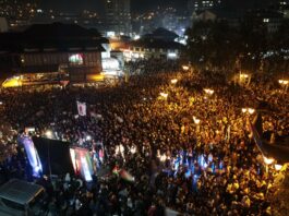 Hiljade ljudi na skupu podrške Palestini u Novom Pazaru