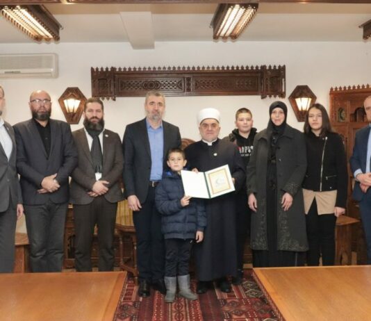 Predsjednik Mešihata primio porodicu rah. Fahrudina Latifovića