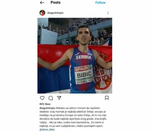 Topić: Bibić je za mene najbolji, no ja sam subjektivan i ne poznajem sport