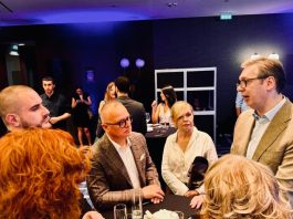 Zukorlić bei der „Europäischen Wahlnacht 2024“ in Belgrad