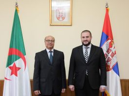 Ministra Zukorlića posjetio ambasador Alžira u Beogradu