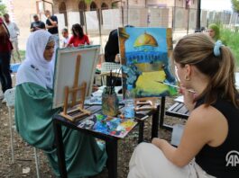 U Novom Pazaru umjetnici slikaju slobodnu Palestinu