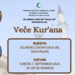 Sa jacije veliko Veče Kur'ana u IC Gazilar