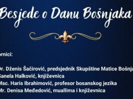 „Besjede o Danu Bošnjaka“ u subotu od 19 sati na FIS-u