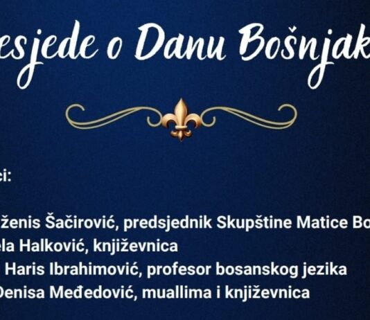„Besjede o Danu Bošnjaka“ u subotu od 19 sati na FIS-u