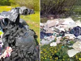 Sramota u srcu Pešteri: Tekstilni otpad iz Novog Pazara bačen na Golać (VIDEO)