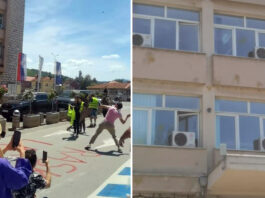 Studenti i građani gađali jajima Gradsku upravu, zahtevaju hitan raskid ugovora sa Informerom (VIDEO)