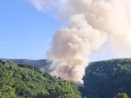Ponovo gori deponija Golo brdo, gust dim se vidi sa daljine od 30 km