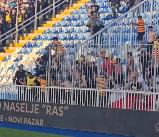Uhapšeni dvojica navijača Pazara zbog tuče na stadionu