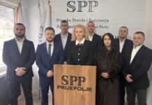 SPP traži da nacionalna zastava Bošnjaka bude istaknuta na svakoj javnoj ustanovi Prijepolja