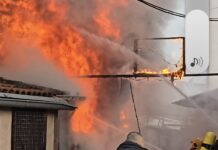 Veliki požar u centru Novog Pazara (Video)