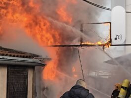Veliki požar u centru Novog Pazara (Video)