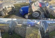 Automobil završio pored rijeke Raške zbog nedignute ručne kočnice