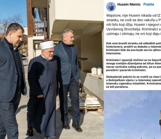 Memić nakon sastanka sa Dudićem napao rahmetli Muftiju