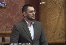Numanović u Narodnoj skupštini Srbije: Vratiti sud i tužilaštvo u Tutin