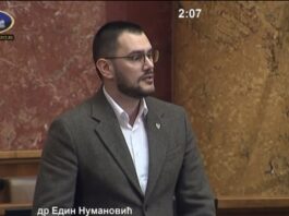 Numanović u Narodnoj skupštini Srbije: Vratiti sud i tužilaštvo u Tutin