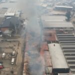 Požar u Novom Pazaru još nije lokalizovan, vatra pod djelimičnom kontrolom