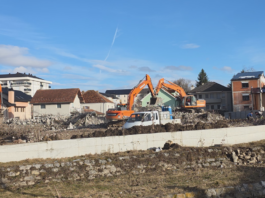 UKLONJENO RUGLO U CENTRU SJENICE – Radovi na lokaciji starog Doma kulture ušli u drugu fazu