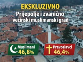 EKSKLUZIVNO – Prijepolje i zvanično većinski muslimanski grad