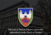 Viši sud u Novom Pazaru potvrdio zakonitost rada vlasti u Sjenici
