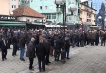 Masovni protest u Rožajama: Penzioneri traže hitno povećanje penzija