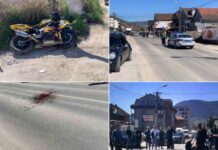 TEŠKA NESREĆA U NOVOM PAZARU – Motociklista teško povrijeđen u Selakovicu