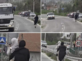 Zabrinjavajući slika iz Novog Pazara: Dvije djevojke trotinetom na magistrali, jedna vozi i koristi telefon