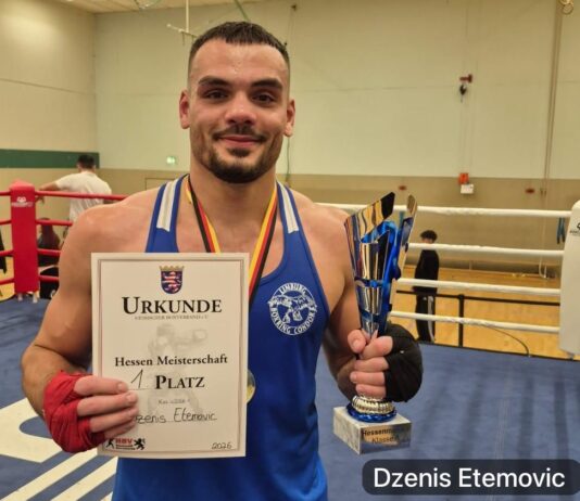 Dženis Etemović ponovo šampion Hessena – treća uzastopna titula za sandžačkog diva!