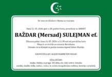 Danas dženaza Sulejman-ef. Baždaru u Sjenici
