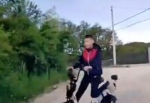 Snimljen dramatičan trenutak u Novom Pazaru: Maloljetnik na trotinetu izletio pred automobil, tragedija izbjegnuta u posljednjoj sekundi