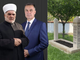 Dudić najavio zahvalnicu Biševcu pored mezara rah. Muftije u haremu Altun Alema