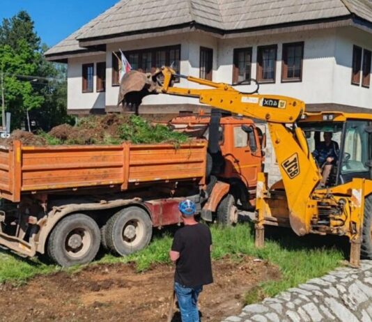 Saradnja Opštine Sjenica i TIKA – Završni radovi na platou Sjeničke kuće